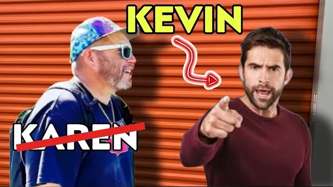 CONFRONTED BY BITTER KEVIN ! HOARDER COP STORAGE FIRST PEEK i bought an abandoned storage locker