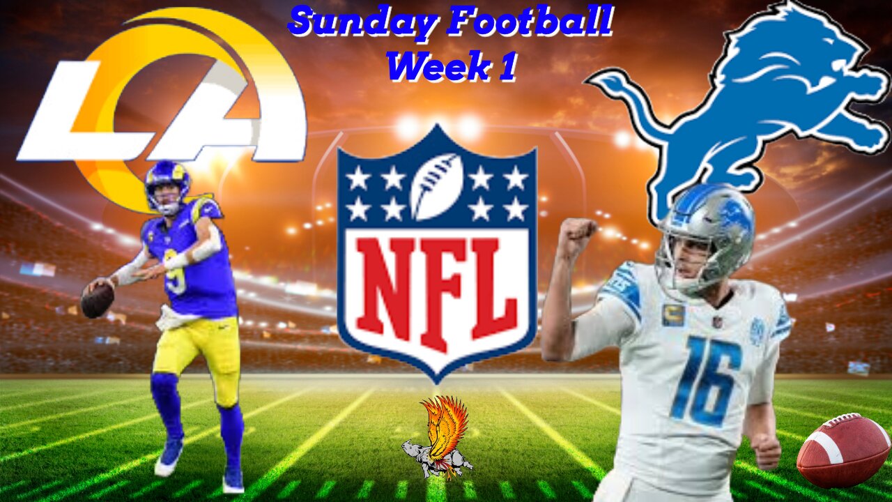 Los Angeles Rams Vs Detroit Lions NFL Week 1 Watch Party and Play by Play