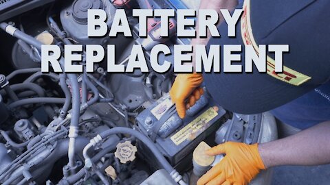 How to remove change and replace a car battery - 2006 Subaru Forester