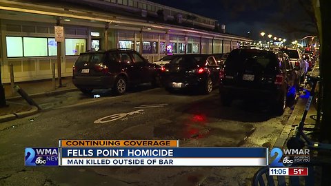 32-year-old man killed after being shot inside Fells Point bar