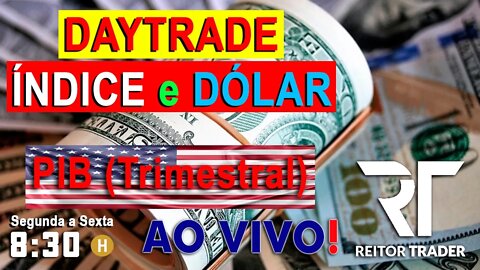 PIB (TRIMESTRAL) AMERIACANO - ESTRATÉGIA PARA LUCRAR NO DAY TRADE (B3)