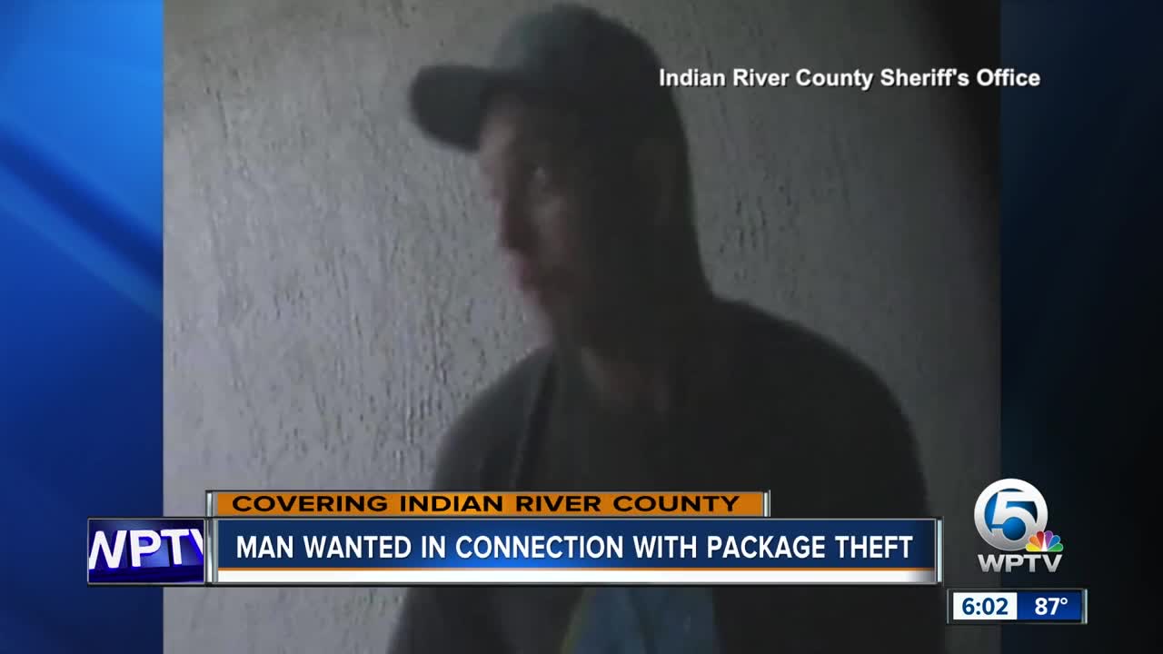 Deputies want to identify this man seen stealing package from home in Indian River County