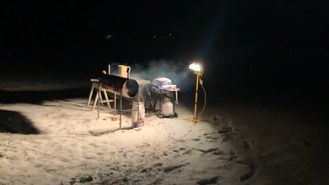 Smoking a Boston Butt at 22°