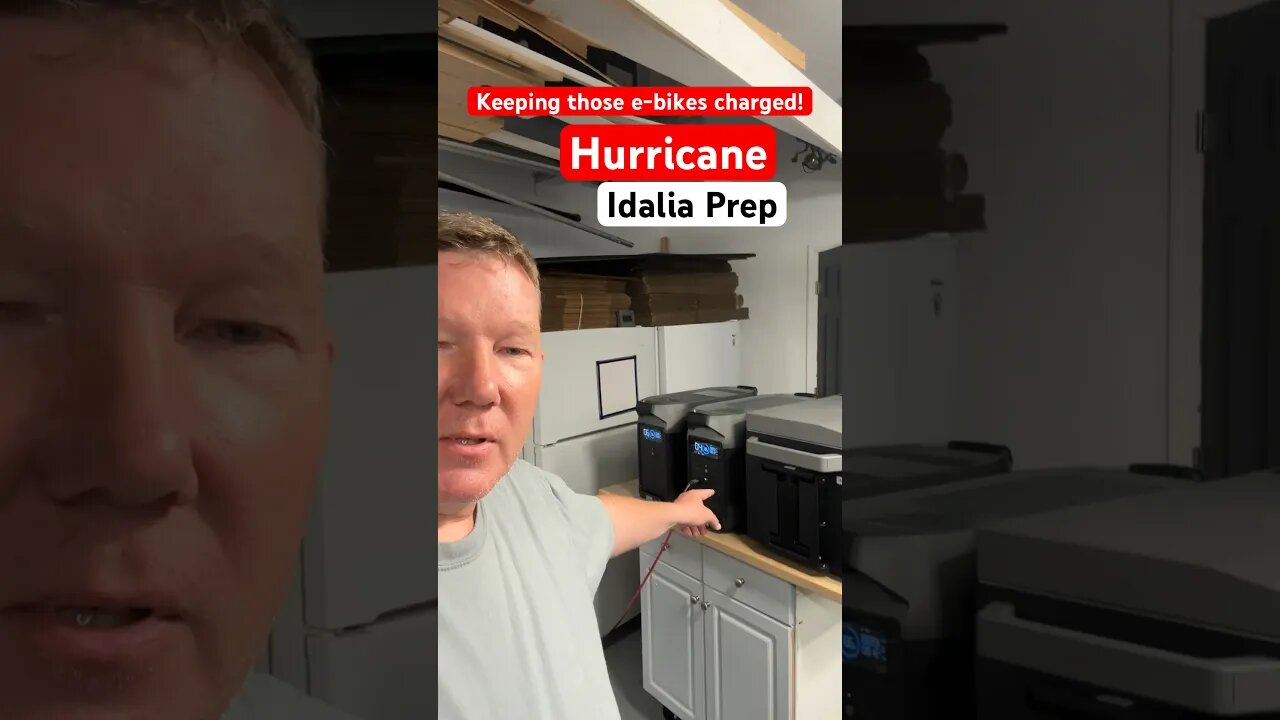 Keeping my eBikes Charged | Hurricane Idalia #ebike #electricbicycle #bike