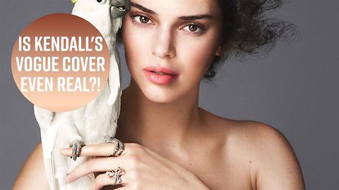 Kendall admits her Vogue cover is fake