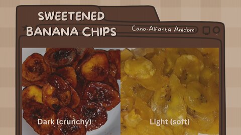 Sweetened Banana Chips/Crisps