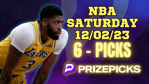 #PRIZEPICKS | BEST PICKS #NBA SATURDAY | 12/02/2023 | TODAY | BEST BETS | #BASKETBALL | PROP BETS