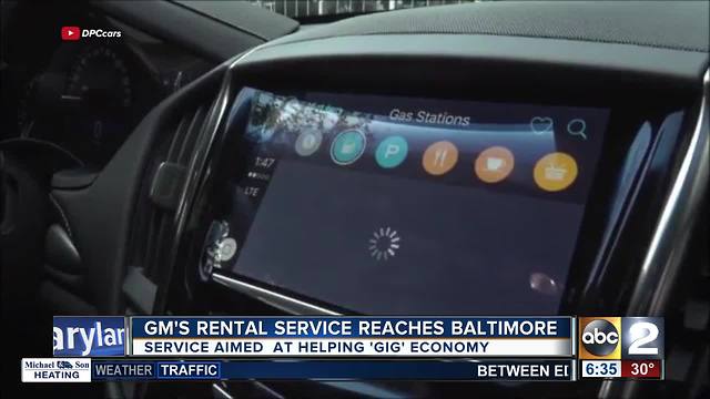 GM's Maven Gig car rental service comes to Baltimore
