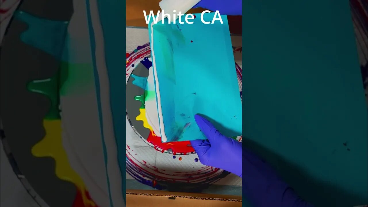 Cloudy Rainbow Swipe and Wedge Tool
