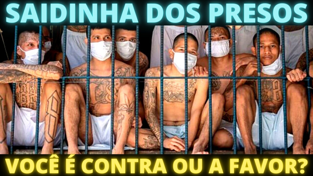 Bancada da bala tenta acabar com saidinha dos presos antes das eleições