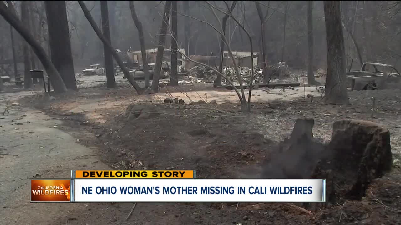 Northeast Ohio woman continues desperate search for mom missing in California's Camp Fire