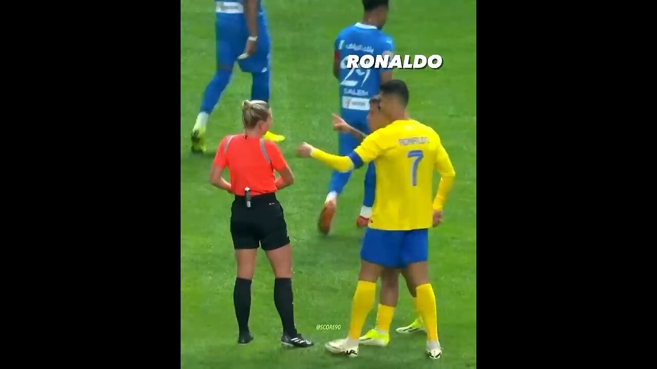 Ronaldo vs Referees (short video)