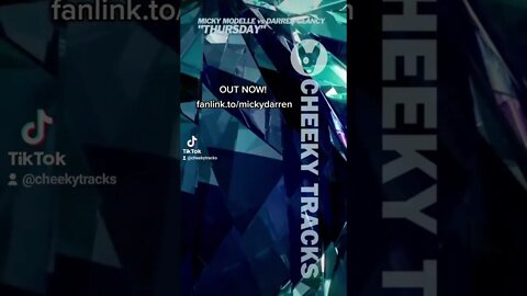 🎵 OUT NOW: Micky Modelle vs Darren Glancy - Thursday 🎵 #HardDance #CheekyTracks