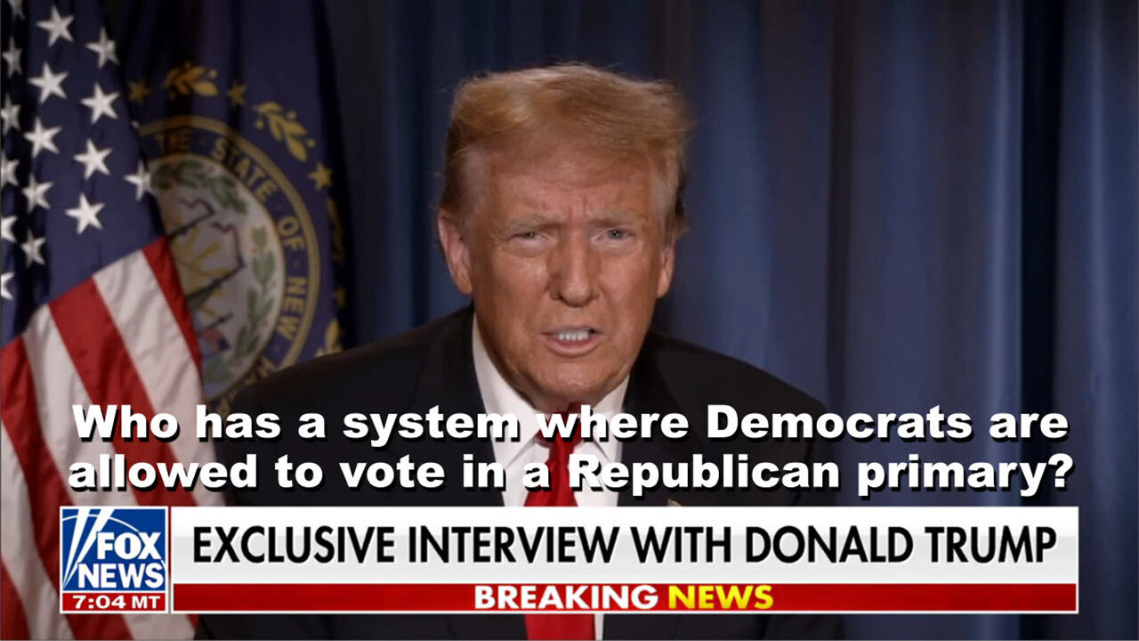 Who Has A System Where Democrats Are Allowed To Vote In A Republican Primary?