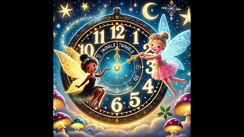 "Twinkle, Twinkle Fairy Clock"