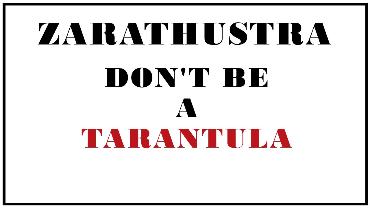 Exploring Philosophy: Are All People Equal? -Thus Sang Zarathustra