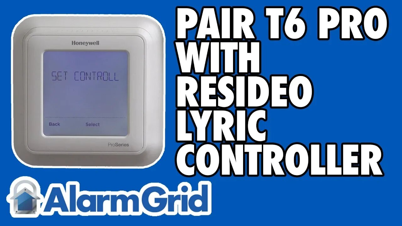 Pairing the Honeywell T6 Pro Thermostat with a Residio Lyric Controller