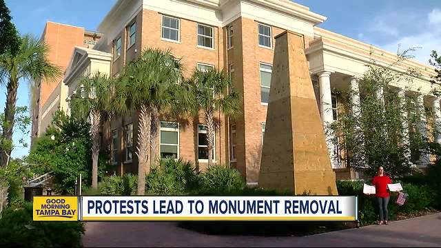 Manatee County Commissioners vote to move Confederate monument following arrests, massive protest
