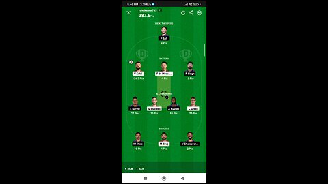 My IPL cricket team 2024