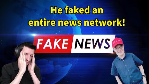 CGNN is not a real news network! Caught in 4k FAKE NEWS