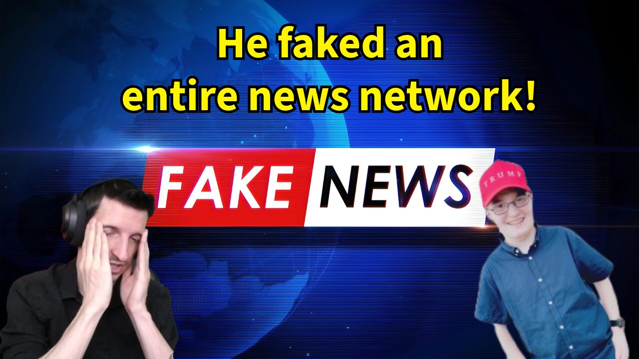 CGNN is not a real news network! Caught in 4k FAKE NEWS