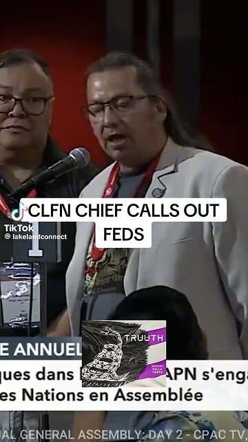 Cold Lake First Nations Chief Calls Out Justin Trudeau!