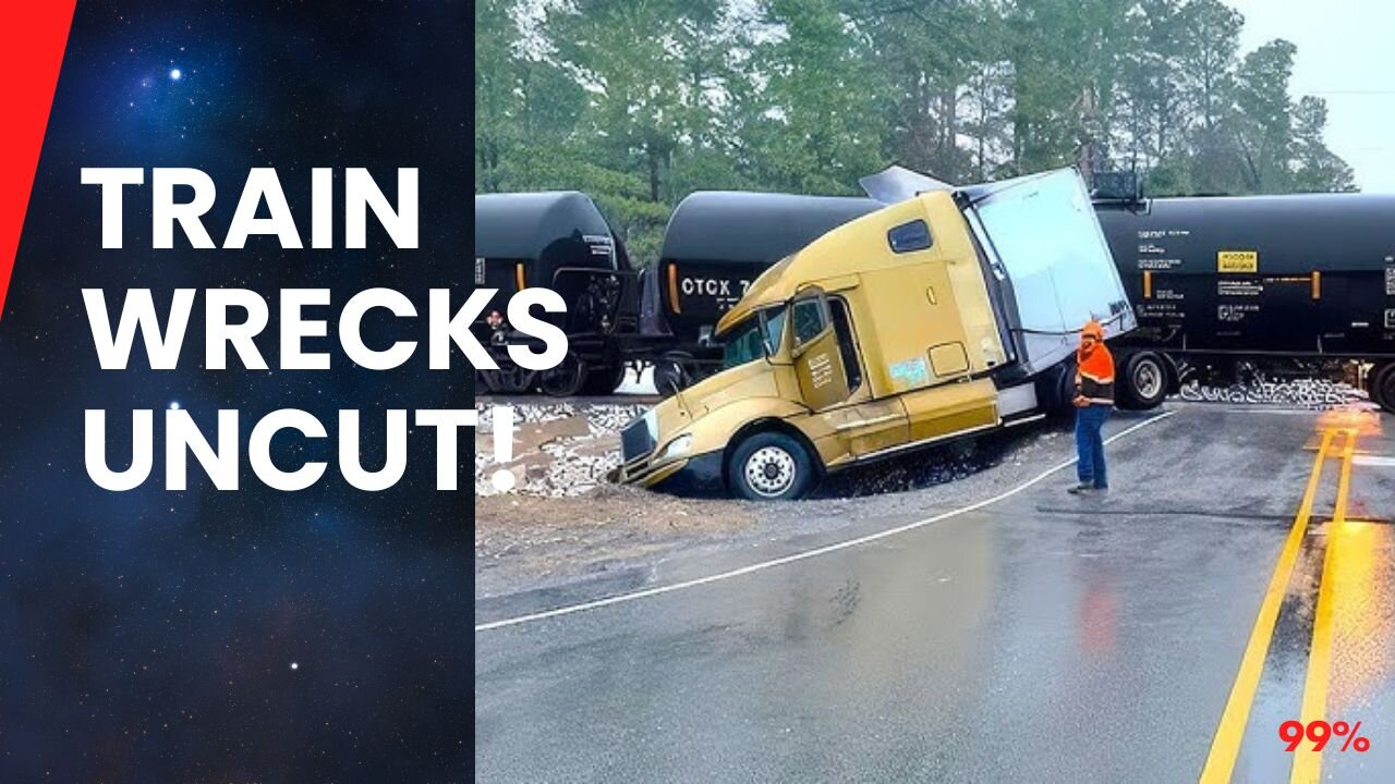 Unbelievable Train Disasters on CCTV