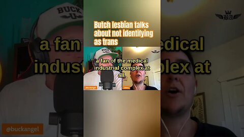 Butch lesbian woman is not trans. I am a woman! Watch full interview #lesbian #female #masculine