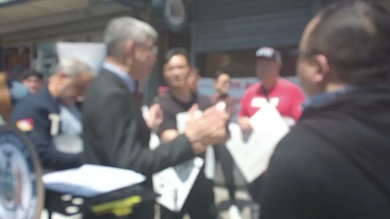 Support Small Business Rally outside Lester Chang District Office hosted by Lester Chang 5/26/23