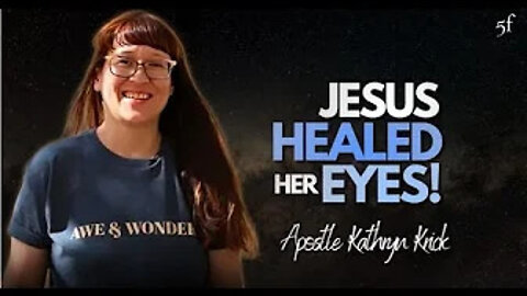 Jesus Healed her Eyes!