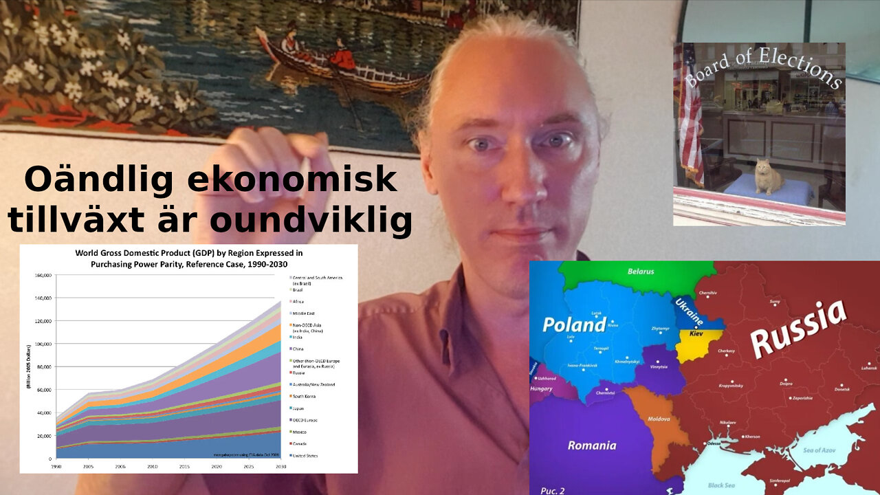 Oändlig tillväxt är oundviklig. Ukraina 0.2. Kämpa emot ESG som DeSantis. Vetenskap vs akademia