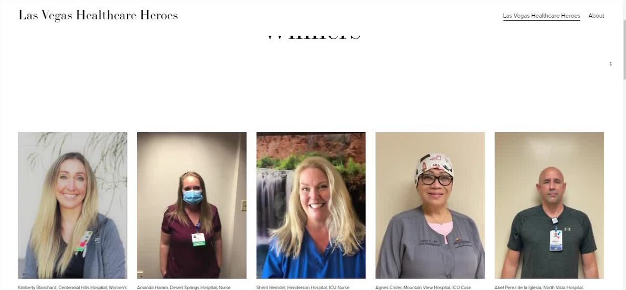 Vegas-area businesses honor 14 frontline workers in Health Care Heroes Giveaway