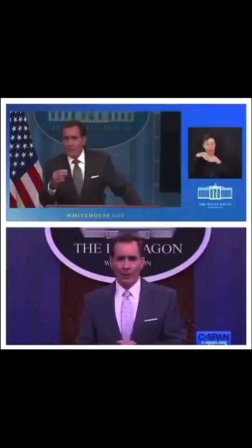 John Kirby reacting to dead children in Gaza… vs dead children in Ukraine.
