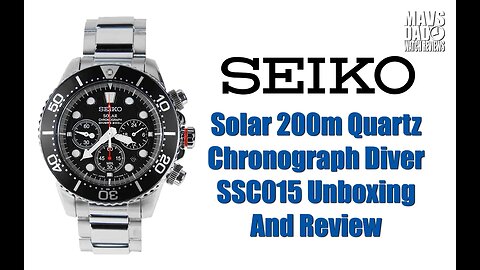 New Legend! | Seiko 200m Solar Quartz Chronograph Diver SSC015 Unbox & Review