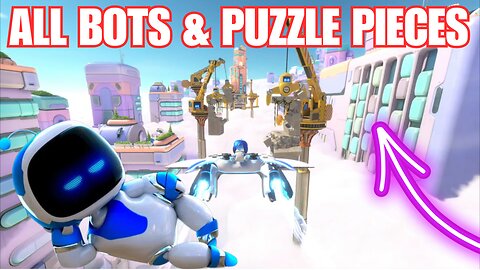 Astro Bot Construction Derby ( All Bots, & Puzzle Pieces )