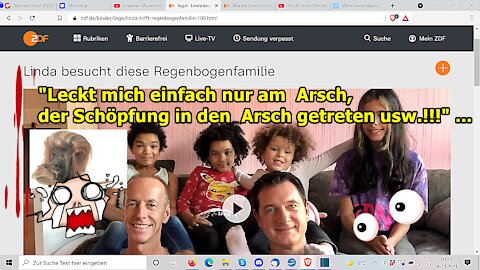 „Leckt mich einfach nur am Arsch, der Schöpfung in den Arsch getreten usw.!!!“ ...