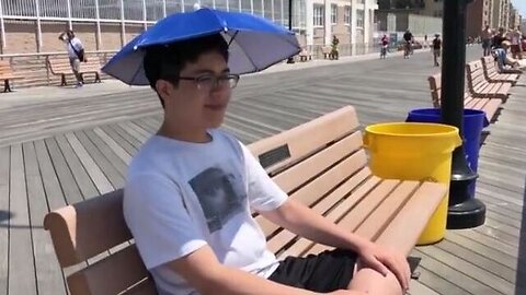 Lightweight Portable Head Rain Sun Umbrella Unisex