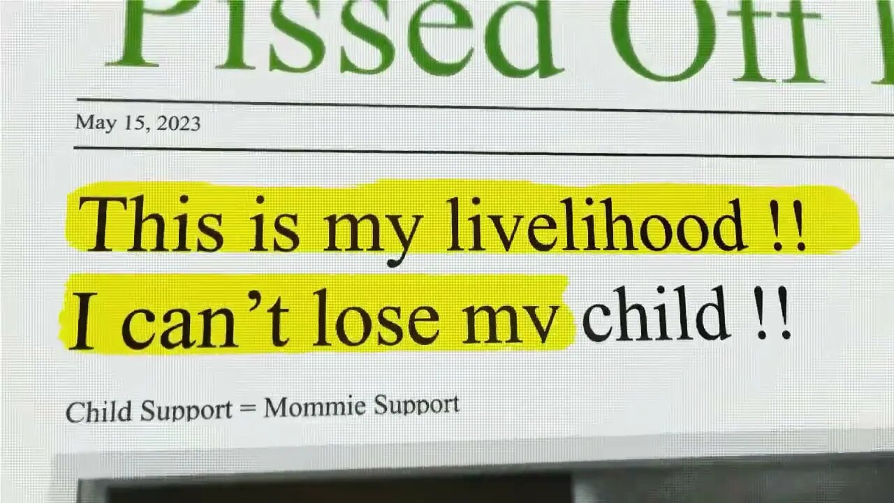 Latest headline on equal shared parenting and why nothing happens.