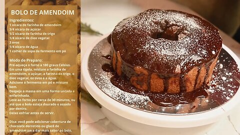 Bolo de amendoim