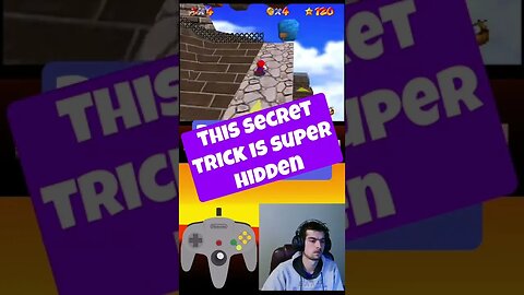 AMAZING 🤯 SECRET TRICK SUPER MARIO 64 😱 SPEEDRUN #shorts #mario #nintendo #speedrun