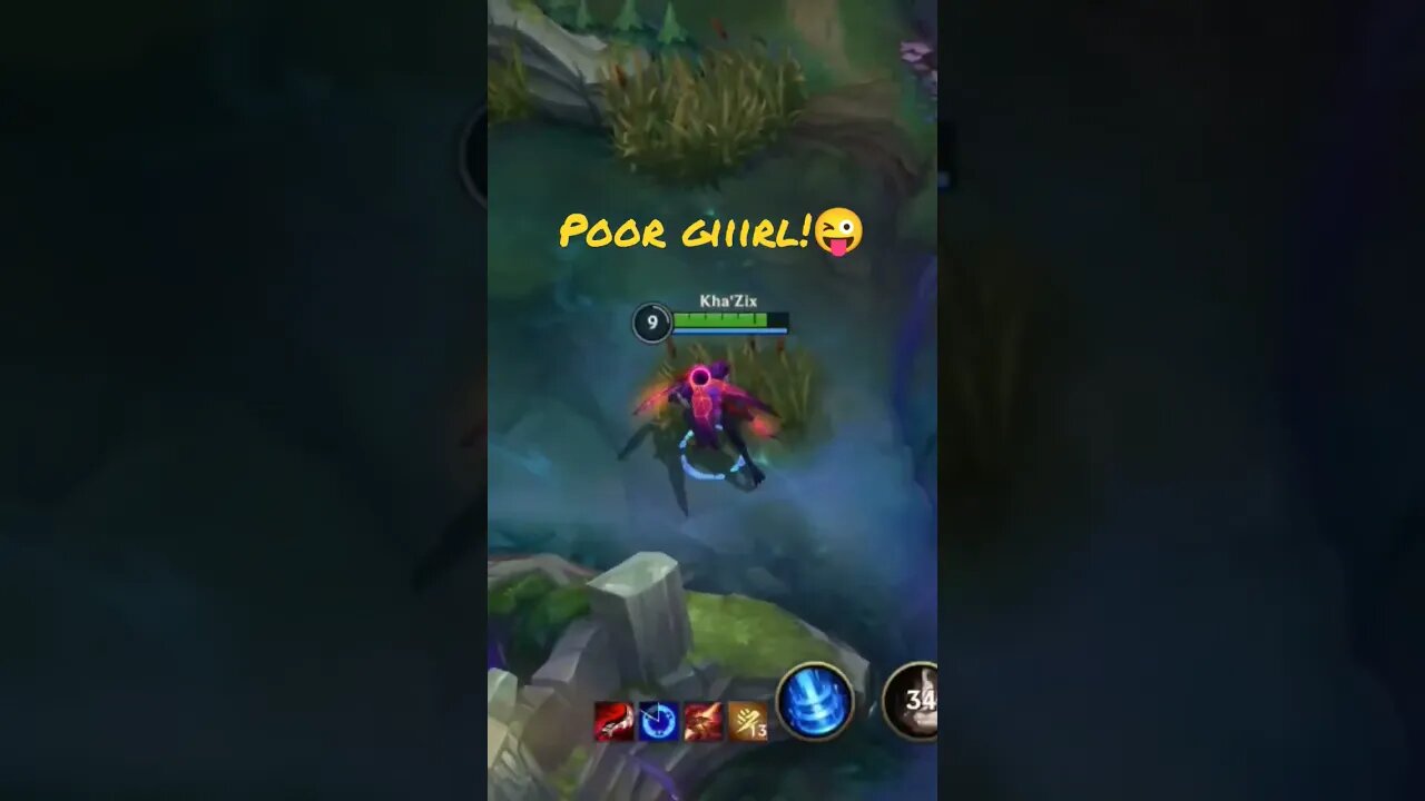 wrong place weong time for #caitlyn 😜 #jumpkhazix #wildrift #shorts #rankpush #s8