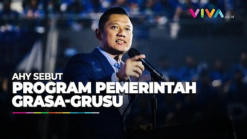 MELEDAK-LEDAK! AHY Kritik Keras Program Pemerintahan Jokowi
