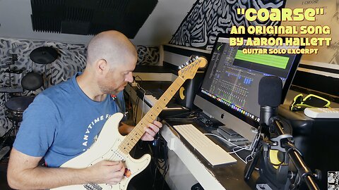 "Coarse" an Original Song by Aaron Hallett Guitar Solo Excerpt