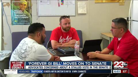 "Forever GI Bill" moves to Senate