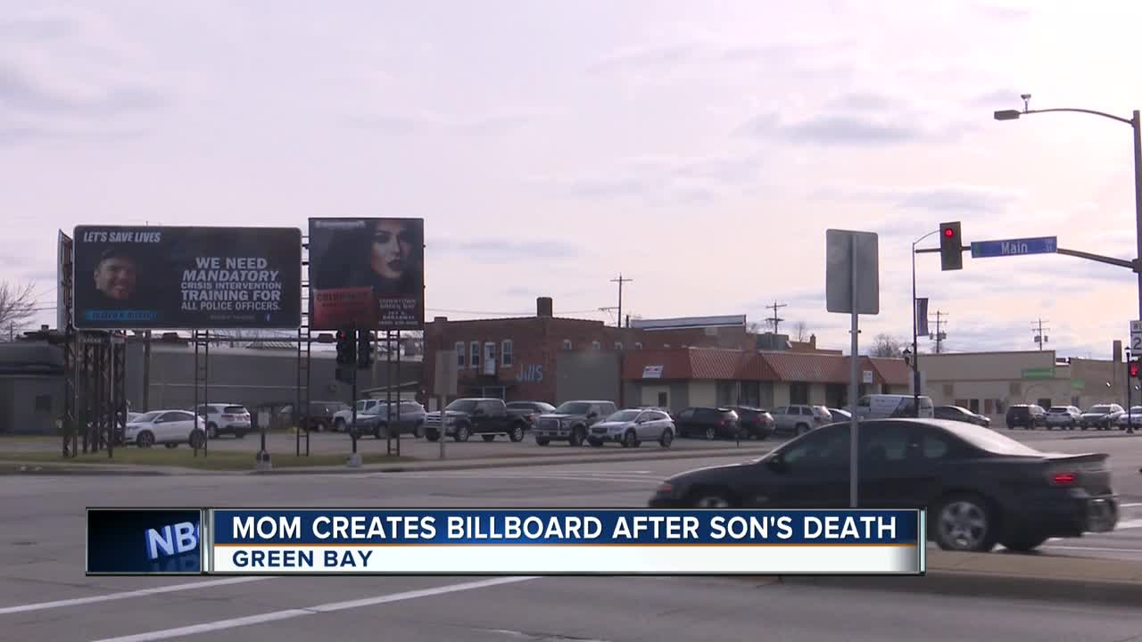 Mother puts up billboard after son killed in officer-involved shooting