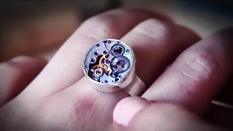 Silver STEAMPUNK Ring - @Stardust Mine Jewellery #shorts