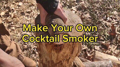 Make your own Cocktail or Whiskey Smoker!