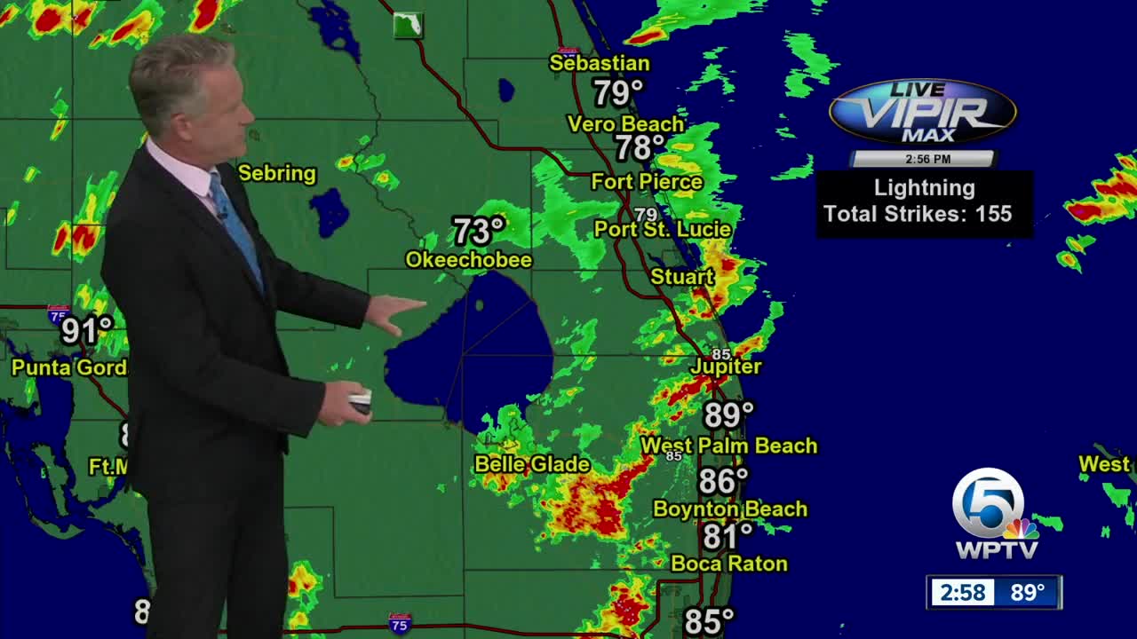 Tuesday mid-afternoon forecast