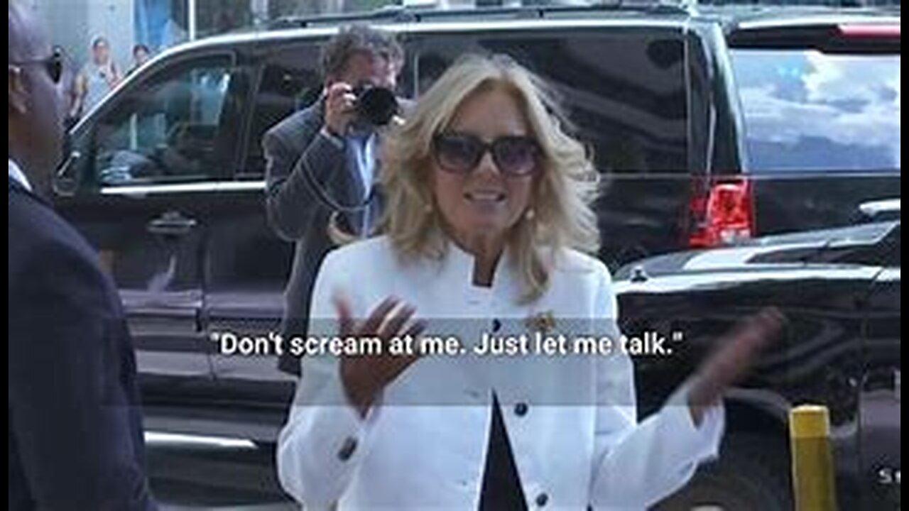 Jill Biden's Sharp Reaction to Reporter Questioning Joe's Mental State