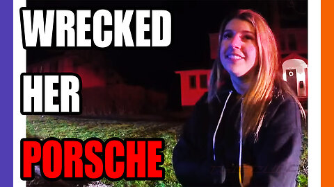 DUI Chick Wrecks her Porsche Cayenne